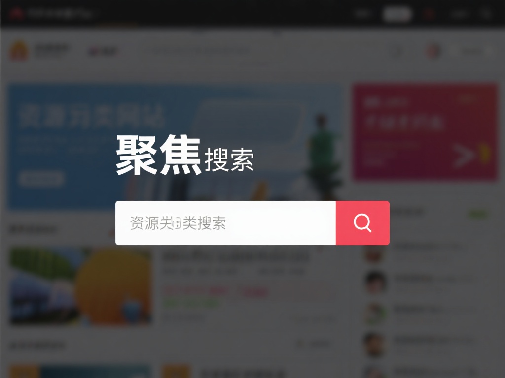 聚焦搜索框：资源类网站搜索框的核心地位不